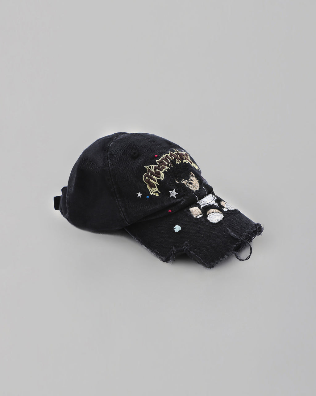 Distressed Punk Bear Cap