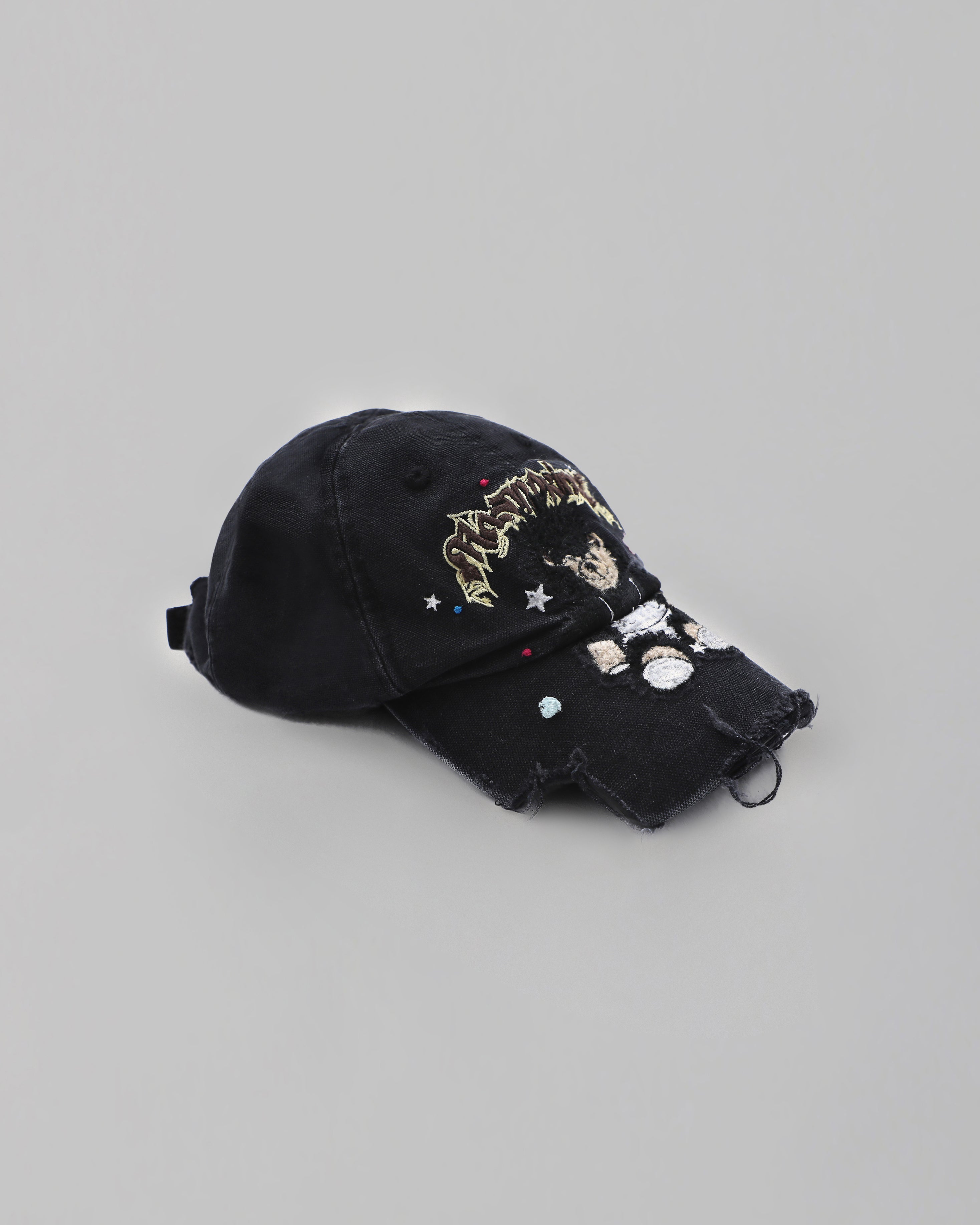 Distressed Punk Bear Cap